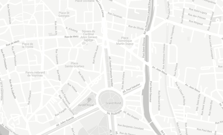 Carte Grand Rond Toulouse