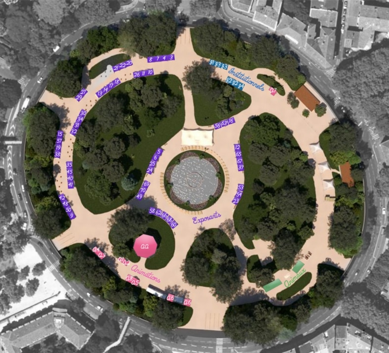 Carte Grand Rond Toulouse